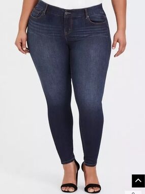 Torrid Dark Indigo Skinny Jeans